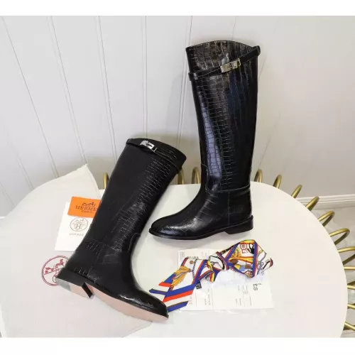Replica Hermes Boots For Women #1357661 $115.00 USD for Wholesale