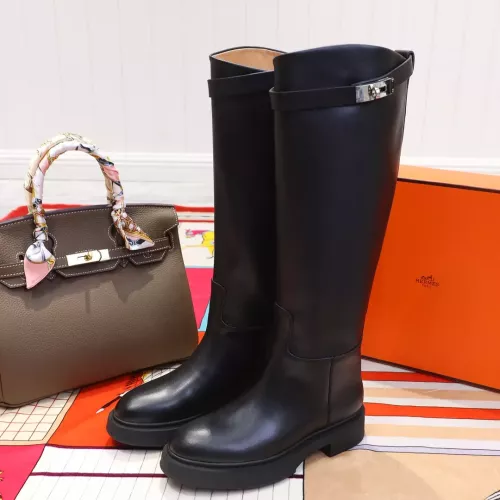 Replica Hermes Boots For Women #1357663 $115.00 USD for Wholesale