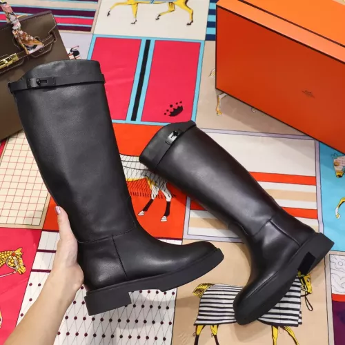 Replica Hermes Boots For Women #1357664 $115.00 USD for Wholesale