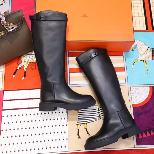 Replica Hermes Boots For Women #1357664 $115.00 USD for Wholesale