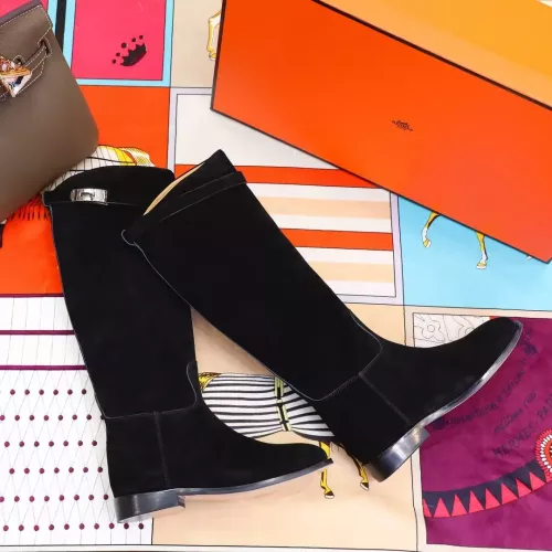 Replica Hermes Boots For Women #1357665 $115.00 USD for Wholesale