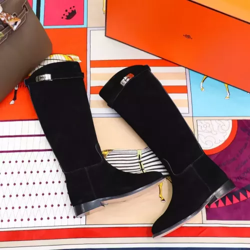 Replica Hermes Boots For Women #1357665 $115.00 USD for Wholesale