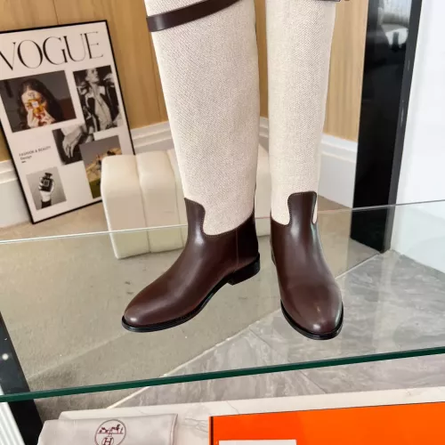 Replica Hermes Boots For Women #1357667 $115.00 USD for Wholesale