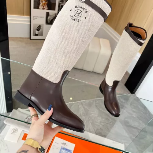 Replica Hermes Boots For Women #1357667 $115.00 USD for Wholesale