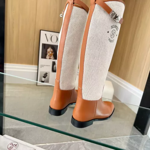 Replica Hermes Boots For Women #1357669 $115.00 USD for Wholesale
