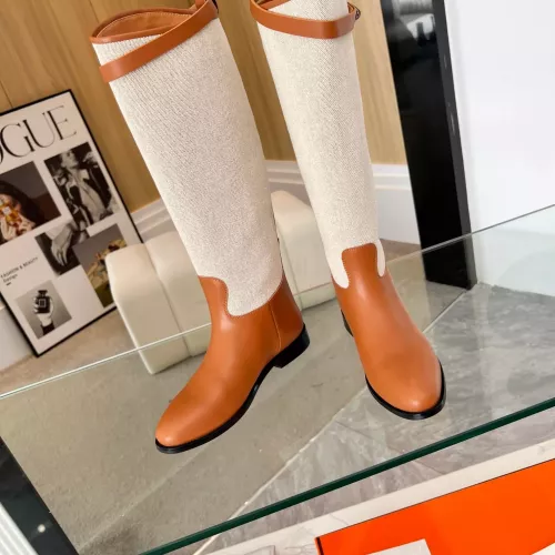 Replica Hermes Boots For Women #1357669 $115.00 USD for Wholesale