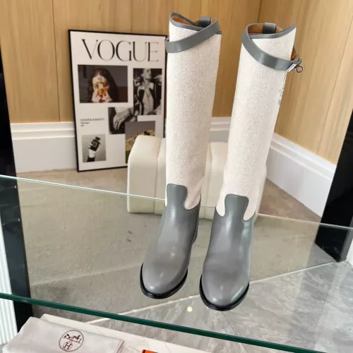 Replica Hermes Boots For Women #1357670 $115.00 USD for Wholesale