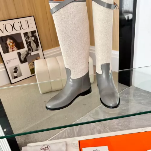 Replica Hermes Boots For Women #1357670 $115.00 USD for Wholesale