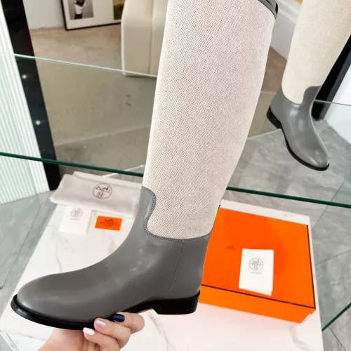 Replica Hermes Boots For Women #1357670 $115.00 USD for Wholesale
