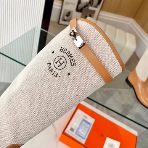 Replica Hermes Boots For Women #1357671 $115.00 USD for Wholesale