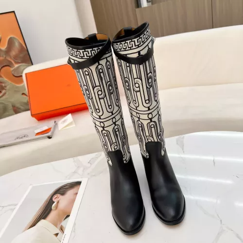 Replica Hermes Boots For Women #1357672 $118.00 USD for Wholesale