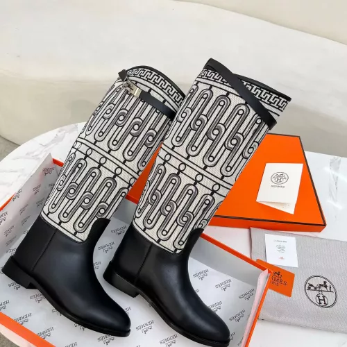Replica Hermes Boots For Women #1357672 $118.00 USD for Wholesale