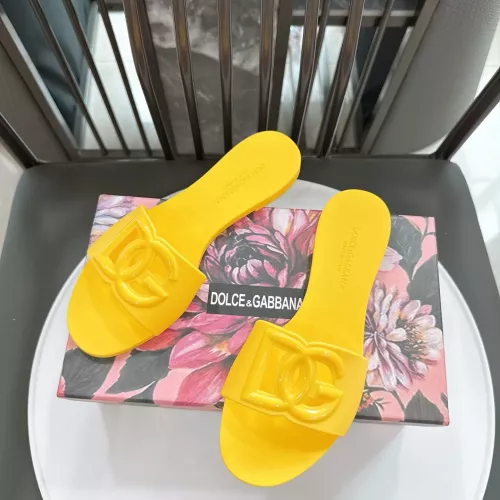Replica Dolce & Gabbana D&G Slippers For Women #1357685 $48.00 USD for Wholesale