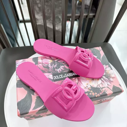 Replica Dolce & Gabbana D&G Slippers For Women #1357686 $48.00 USD for Wholesale