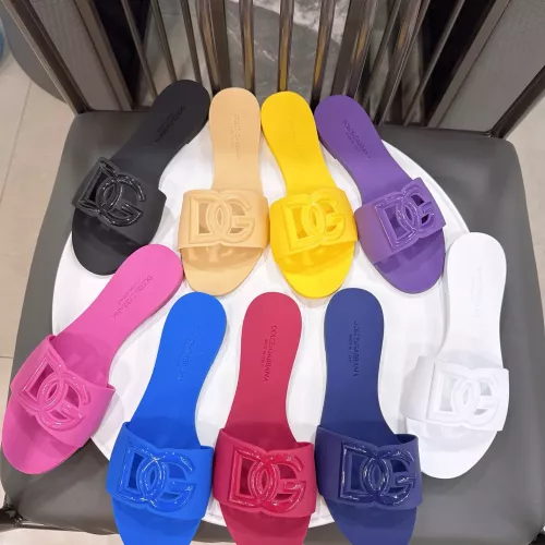 Replica Dolce & Gabbana D&G Slippers For Women #1357687 $48.00 USD for Wholesale