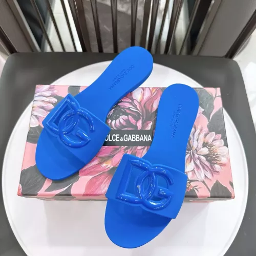 Replica Dolce & Gabbana D&G Slippers For Women #1357689 $48.00 USD for Wholesale