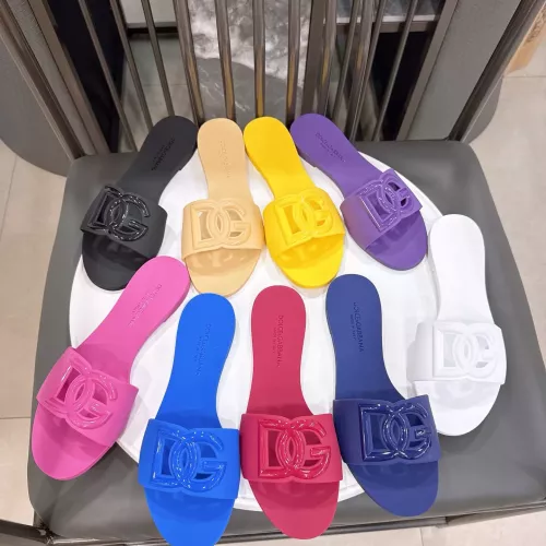 Replica Dolce & Gabbana D&G Slippers For Women #1357690 $48.00 USD for Wholesale