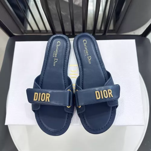 Christian Dior Slippers For Women #1357701 $64.00 USD, Wholesale Replica Christian Dior Slippers