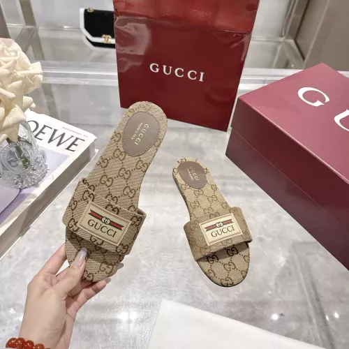 Replica Gucci Slippers For Women #1357708 $72.00 USD for Wholesale
