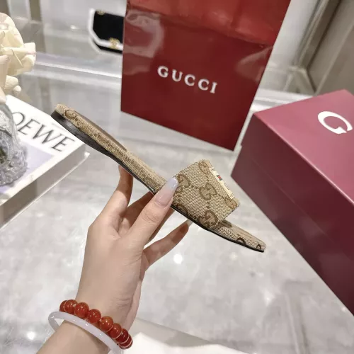 Replica Gucci Slippers For Women #1357708 $72.00 USD for Wholesale