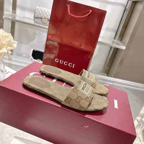Replica Gucci Slippers For Women #1357708 $72.00 USD for Wholesale
