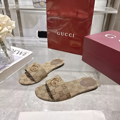 Gucci Slippers For Women #1357714 $76.00 USD, Wholesale Replica Gucci Slippers