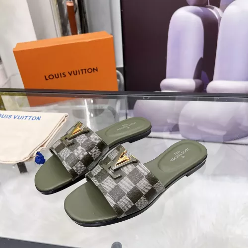 Louis Vuitton Slippers For Women #1357722 $82.00 USD, Wholesale Replica Louis Vuitton Slippers