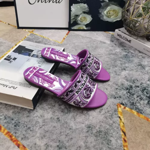 Replica Dolce & Gabbana D&G Slippers For Women #1357725 $115.00 USD for Wholesale