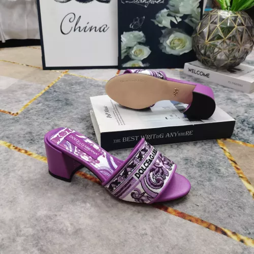 Replica Dolce & Gabbana D&G Slippers For Women #1357726 $125.00 USD for Wholesale