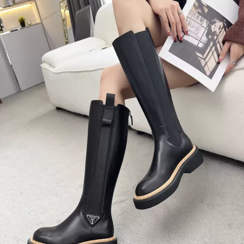 Replica Prada Boots For Women #1357736 $140.00 USD for Wholesale