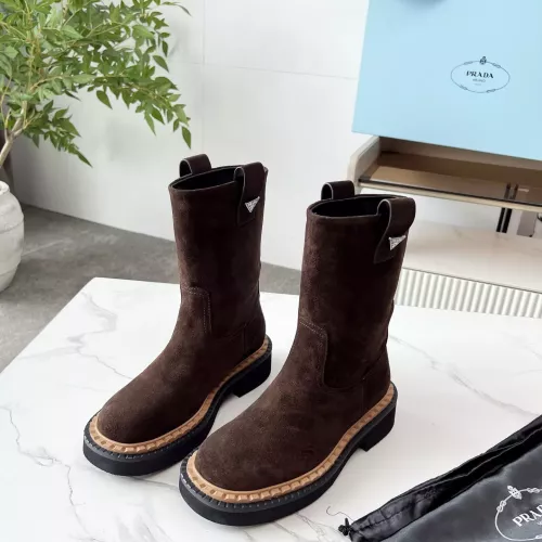 Replica Prada Boots For Women #1357738 $115.00 USD for Wholesale