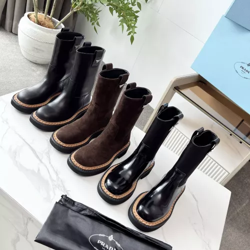 Replica Prada Boots For Women #1357740 $115.00 USD for Wholesale