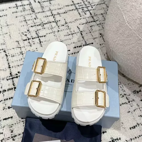 Replica Prada Slippers For Women #1357766 $98.00 USD for Wholesale