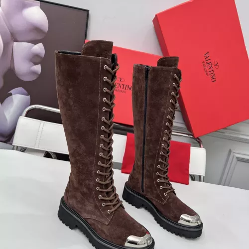 Replica Valentino Boots For Women #1357779 $150.00 USD for Wholesale