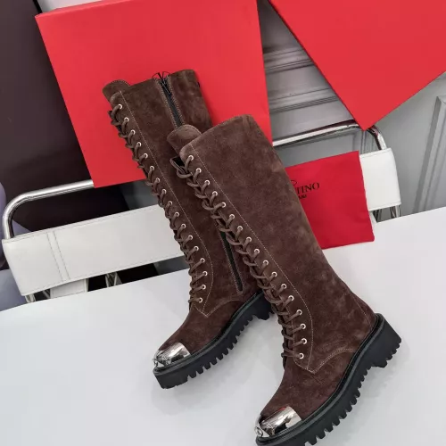 Replica Valentino Boots For Women #1357779 $150.00 USD for Wholesale