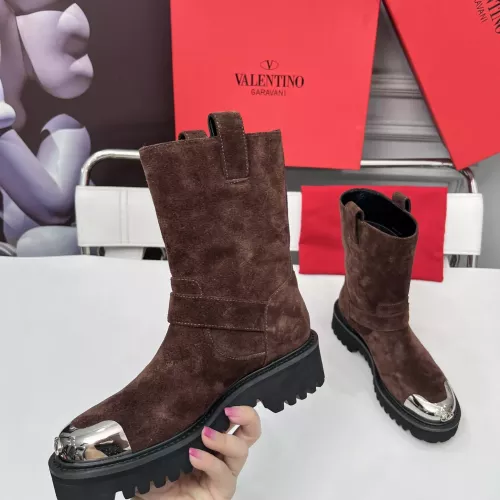 Replica Valentino Boots For Women #1357783 $115.00 USD for Wholesale