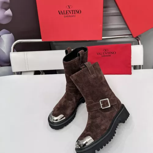 Replica Valentino Boots For Women #1357783 $115.00 USD for Wholesale