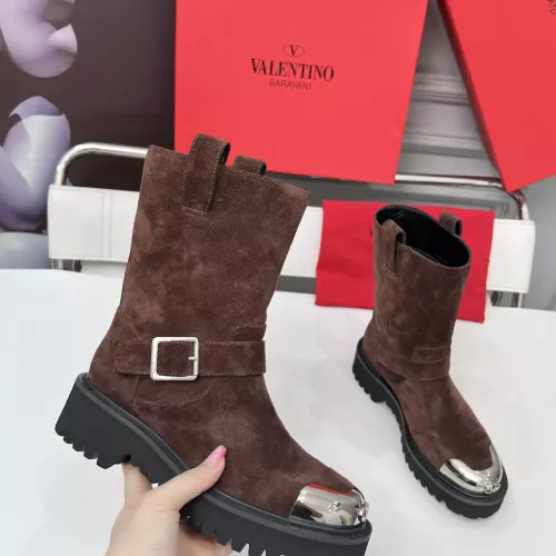 Replica Valentino Boots For Women #1357783 $115.00 USD for Wholesale