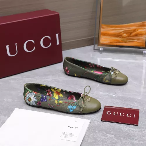 Replica Gucci Flat Shoes For Women #1357804 $108.00 USD for Wholesale