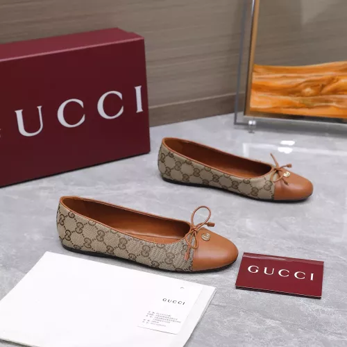 Replica Gucci Flat Shoes For Women #1357805 $108.00 USD for Wholesale