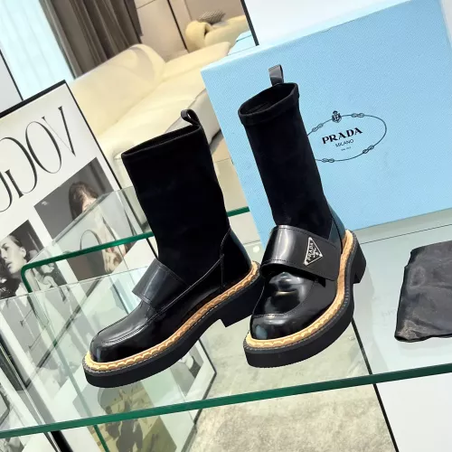 Replica Prada Boots For Women #1357806 $102.00 USD for Wholesale