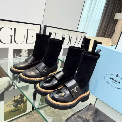 Replica Prada Boots For Women #1357806 $102.00 USD for Wholesale