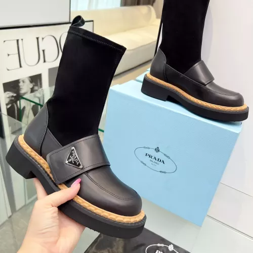 Replica Prada Boots For Women #1357807 $102.00 USD for Wholesale