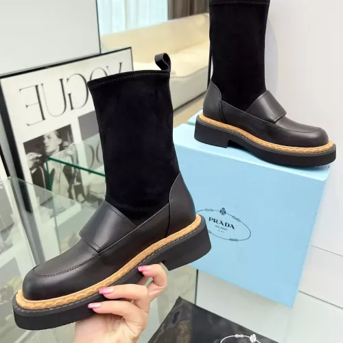 Replica Prada Boots For Women #1357807 $102.00 USD for Wholesale