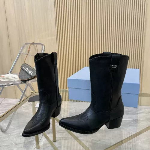Replica Prada Boots For Women #1357850 $158.00 USD for Wholesale