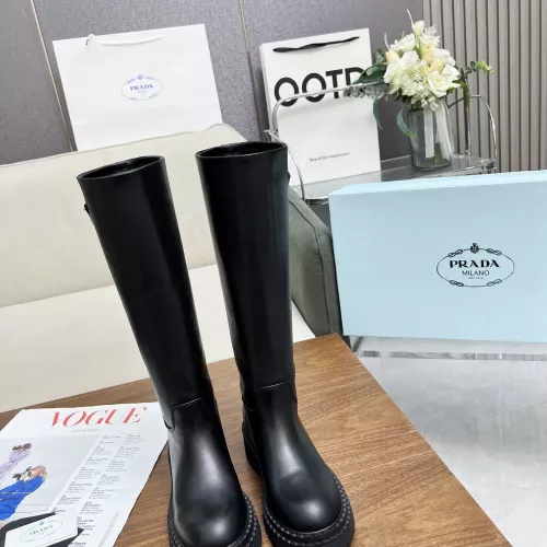 Replica Prada Boots For Women #1357857 $140.00 USD for Wholesale