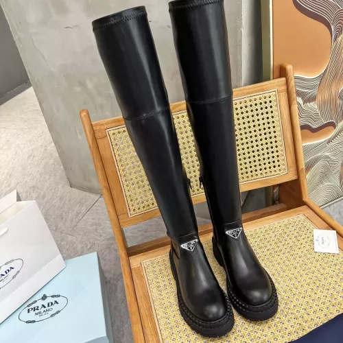 Replica Prada Boots For Women #1357858 $122.00 USD for Wholesale