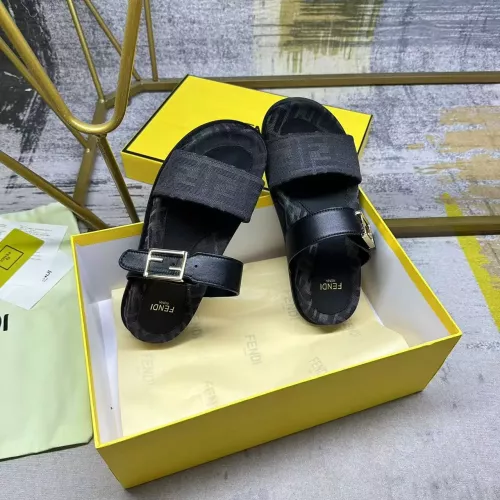 Replica Fendi Slippers For Women #1357890 $82.00 USD for Wholesale