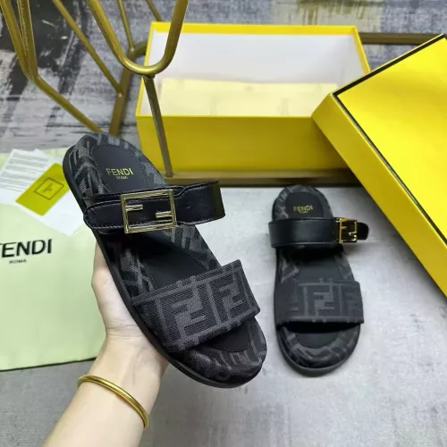 Fendi Slippers For Men #1357892 $82.00 USD, Wholesale Replica Fendi Slippers