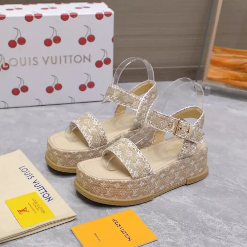 Louis Vuitton Sandal For Women #1357909 $115.00 USD, Wholesale Replica Louis Vuitton Sandal